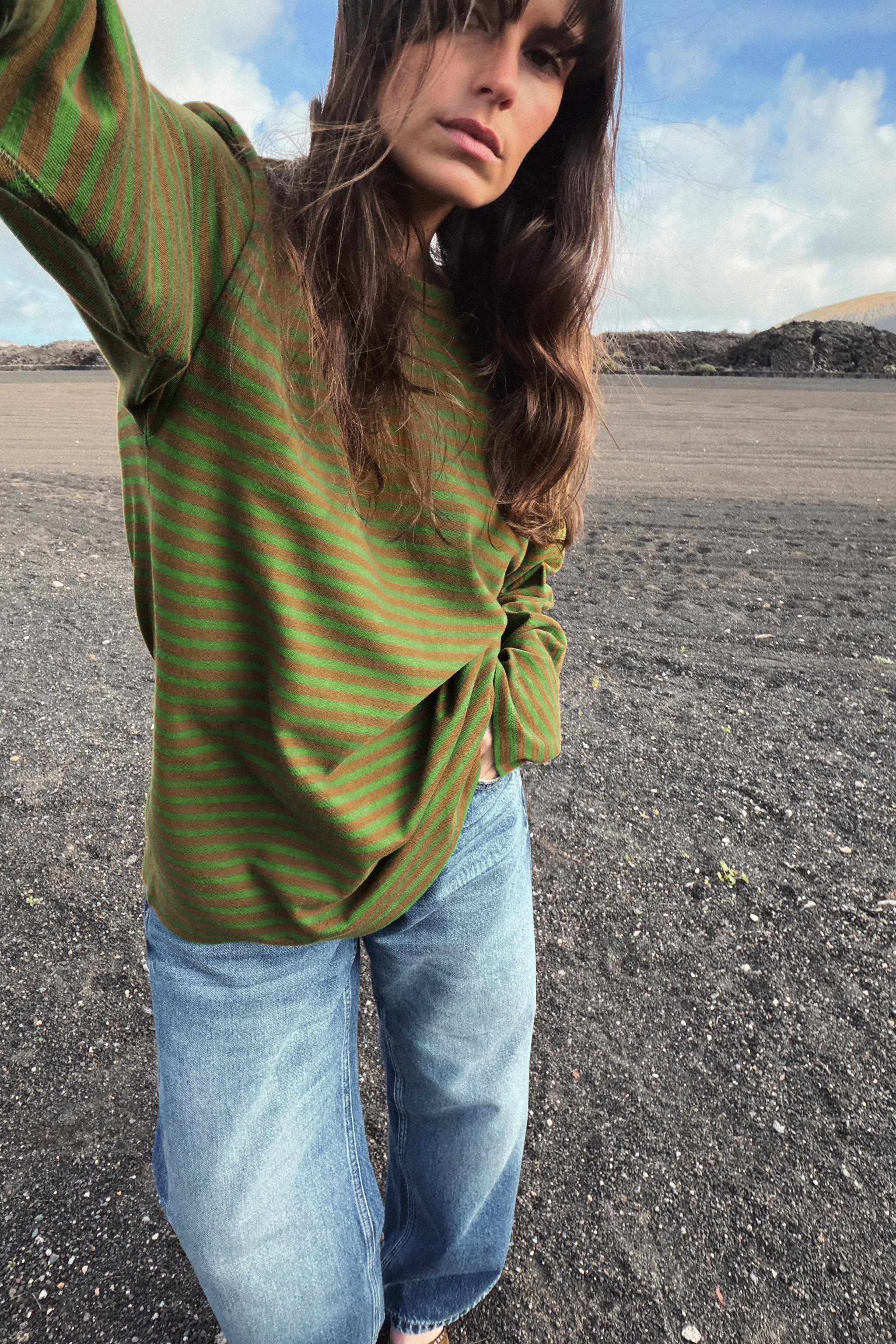 T-SHIRT OVERSIZE À RAYURES